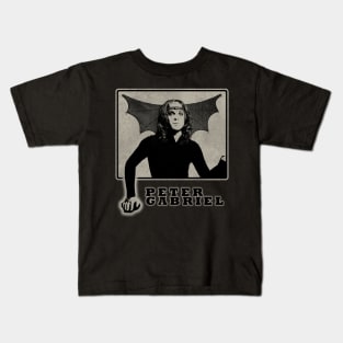 peter gabriel - black white design T-Shirt Kids T-Shirt